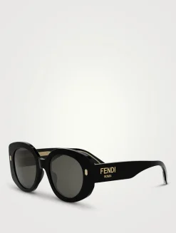 Fendi Roma Round Sunglasses