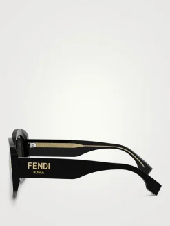 Fendi Roma Round Sunglasses