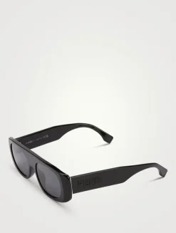 Fendi Signature Rectangular Sunglasses