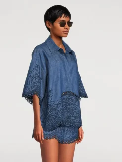 Fendi Sky Rectangular Sunglasses