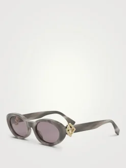 FF Diamonds Oval Sunglasses