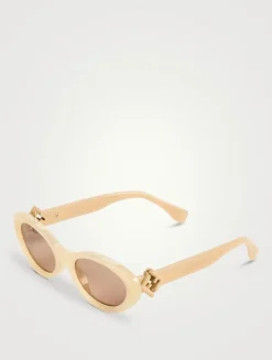 FF Diamonds Oval Sunglasses