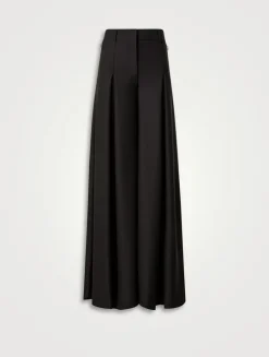 Fiorello Cotton Gabardine Palazzo Pants