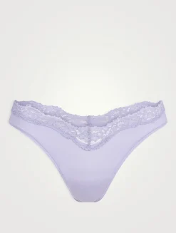 Fits Everybody Lace Dipped Thong