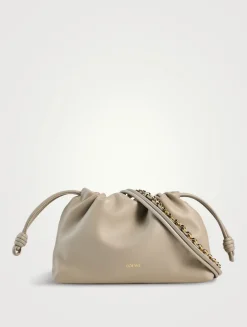 Flamenco Leather Purse With Donut Chain