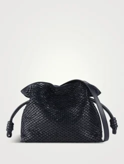 Flamenco Scales Leather Clutch