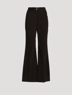 Flared Corduroy Trousers