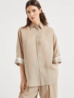 Flora Embroidery Shirt
