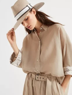 Flora Embroidery Shirt