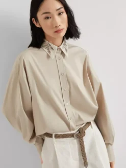 Flora Embroidery Shirt