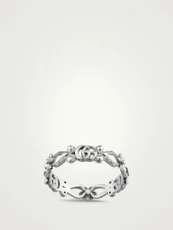 Flora 18K White Gold Ring