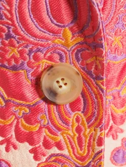 Floral Jacquard Blazer