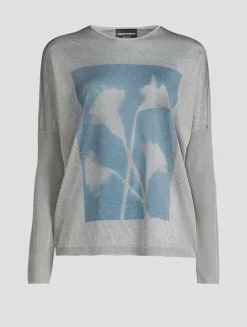 Floral Jacquard Sweater