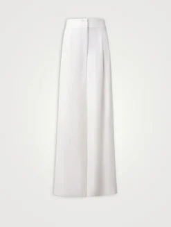 Florina Wide-Leg Linen Trousers