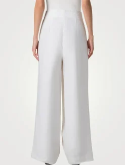 Florina Wide-Leg Linen Trousers