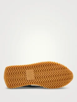 Flow Runner 2.0 Nylon And Suede Sneakers