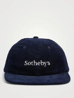 FRAME x Sotheby's Corduroy Baseball Cap