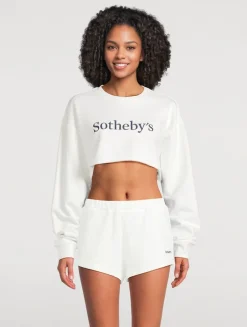 FRAME x Sotheby's Cropped Sweatshirt