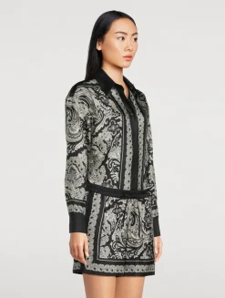 Frances Silk Shirt In Bandana Print