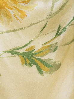 Frankie Silk Maxi Dress In Floral Print