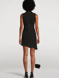 Frayed Denim Mini Dress