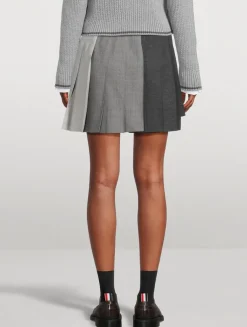 Fresco Funmix Pleated Mini Skirt