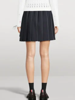 Fresco Pleated Mini Skirt