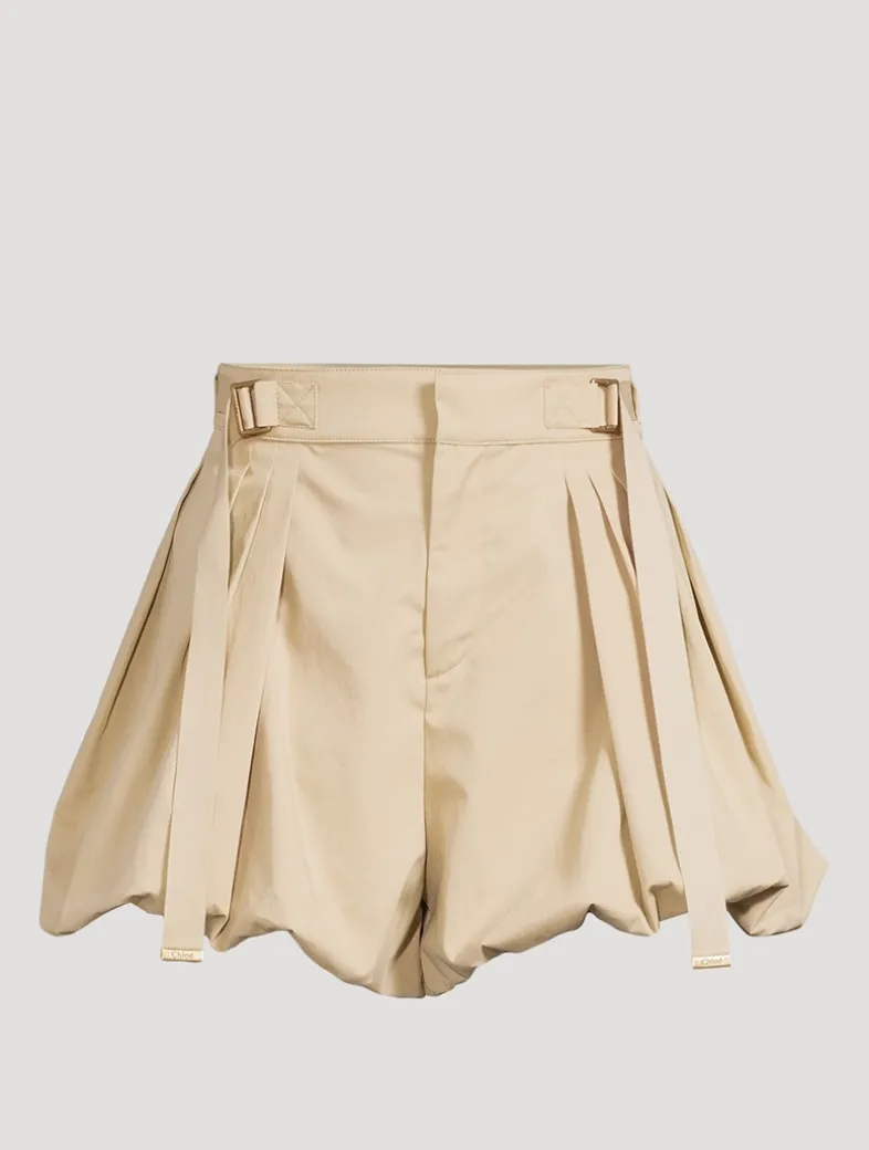 Gabardine Shorts