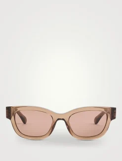 Gancini Hinge Square Sunglasses
