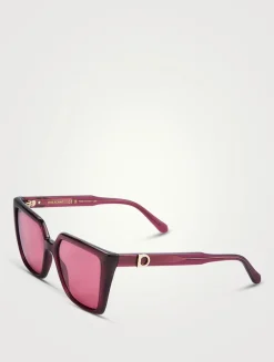 Gancini Rectangular Sunglasses