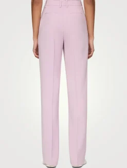 Gates Finesse Crêpe Straight-Leg Trousers