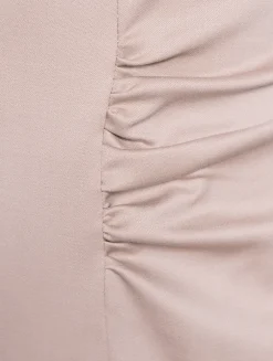 Gathered Sheath Dress