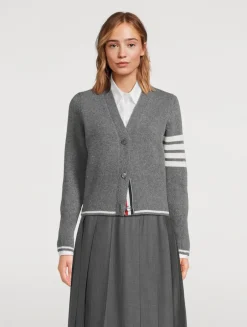 Geese Jacquard Wool Cardigan