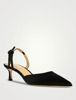 Gentry Satin Slingback Pumps