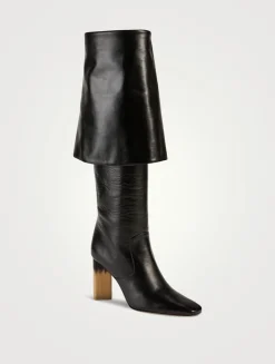 Georgia Leather Knee-High Boots