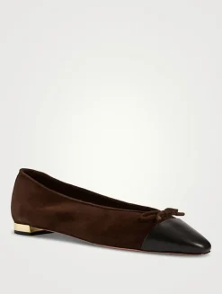Gioia Suede Ballet Flats
