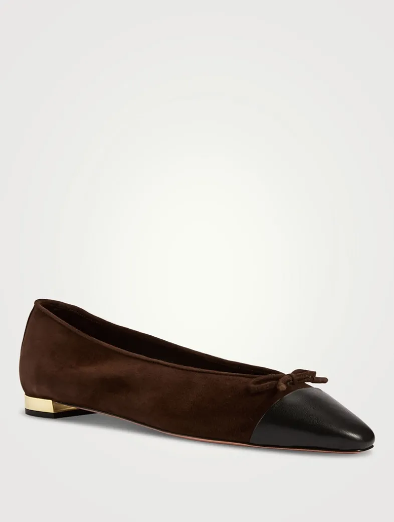 Gioia Suede Ballet Flats