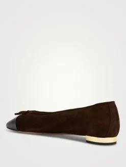 Gioia Suede Ballet Flats