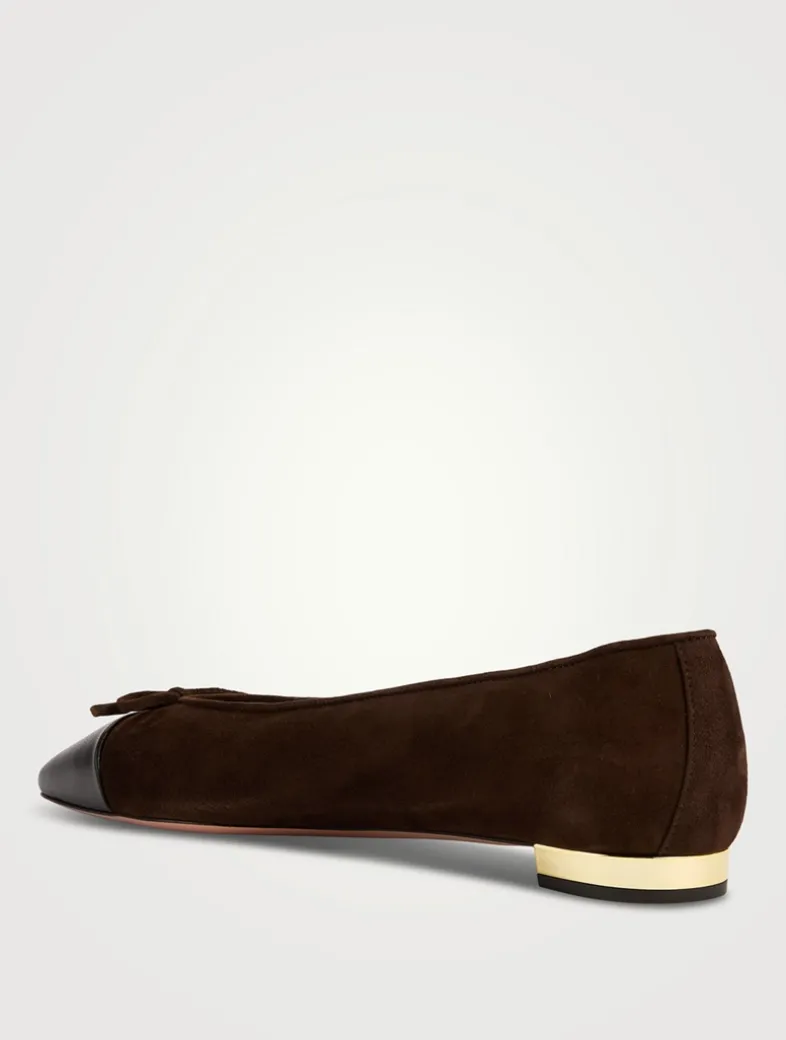 Gioia Suede Ballet Flats