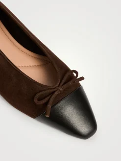 Gioia Suede Ballet Flats