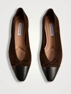 Gioia Suede Ballet Flats