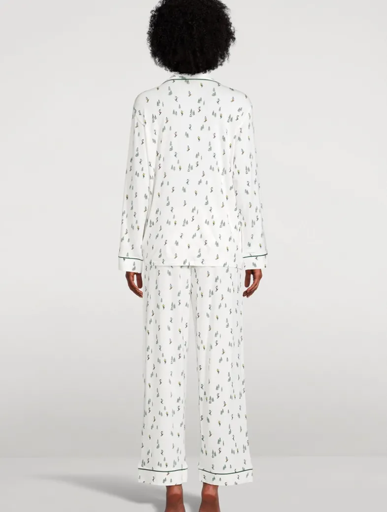 Gisele Printed Long Pajama Set