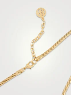 Gladys Long Drop Lariat Necklace