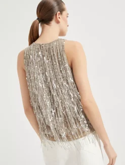 Glistening Embroidery Top