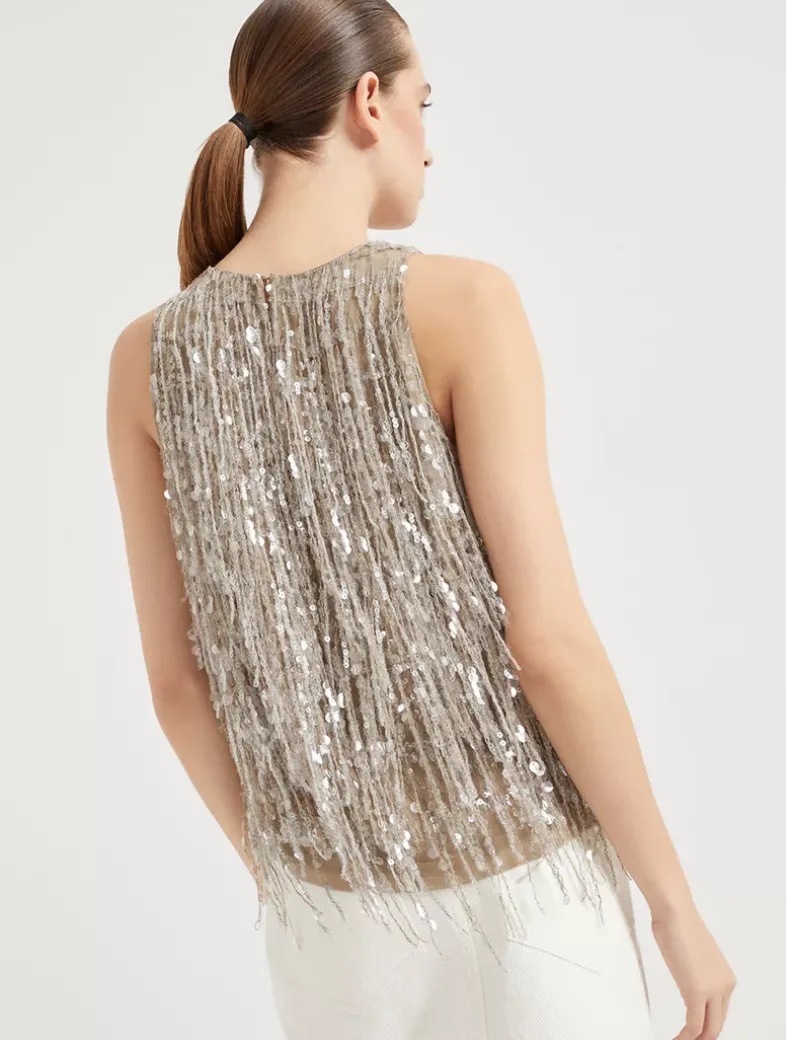 Glistening Embroidery Top