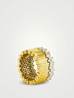 Golden Age 18K Gold Milli Stacker Diamond Eternity Band