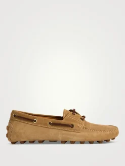 Gommino Bubble Suede Boat Shoes