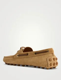 Gommino Bubble Suede Boat Shoes