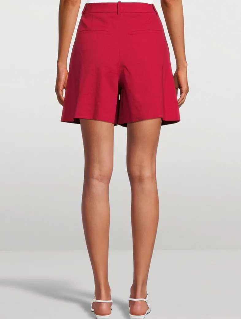 Good Linen Pleated Shorts