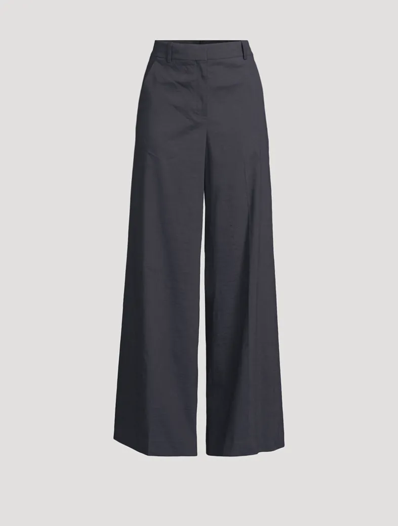 Good Linen Wide-Leg Trousers